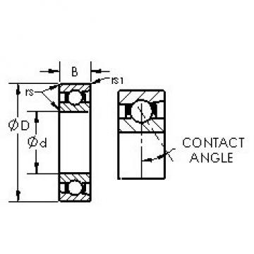 AST 7040C angular contact ball bearings