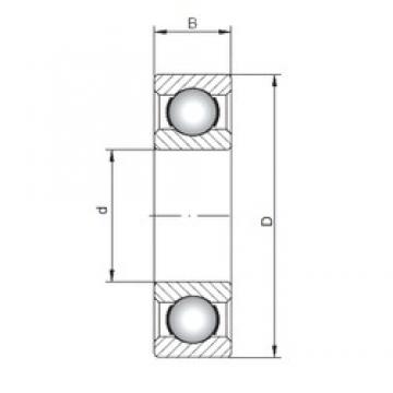 55 mm x 140 mm x 33 mm  ISO 6411 deep groove ball bearings