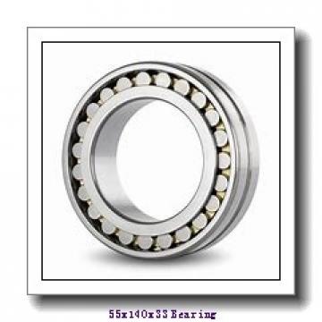 55,000 mm x 140,000 mm x 33,000 mm  NTN 7411 angular contact ball bearings