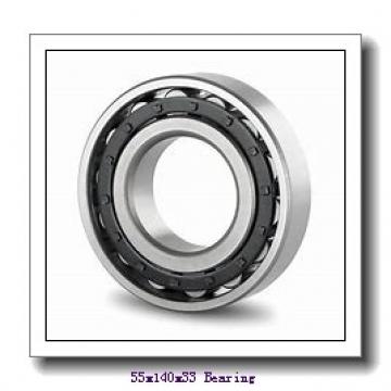 55 mm x 140 mm x 33 mm  Loyal NF411 cylindrical roller bearings
