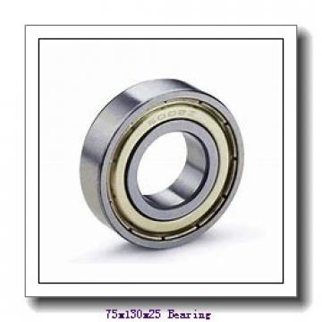 75 mm x 130 mm x 25 mm  FBJ 1215 self aligning ball bearings