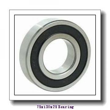 75 mm x 130 mm x 25 mm  NKE QJ215-MPA angular contact ball bearings