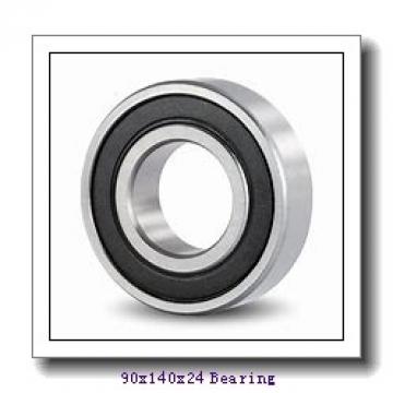 90 mm x 140 mm x 24 mm  NACHI NUP 1018 cylindrical roller bearings
