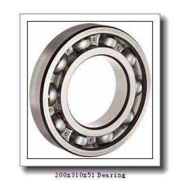 200 mm x 310 mm x 51 mm  NACHI 7040CDF angular contact ball bearings