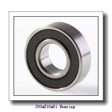 200 mm x 310 mm x 51 mm  NACHI 7040 angular contact ball bearings
